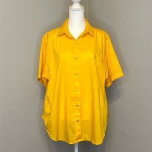Vintage 1980’s Square One Golden Yellow Shirt